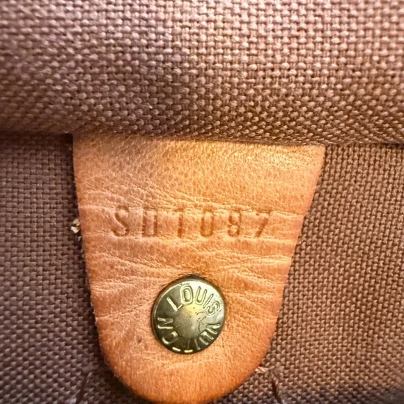 Louis Vuitton Monogram Speedy 30 Made in France SD1087 - Picture 10 of 10